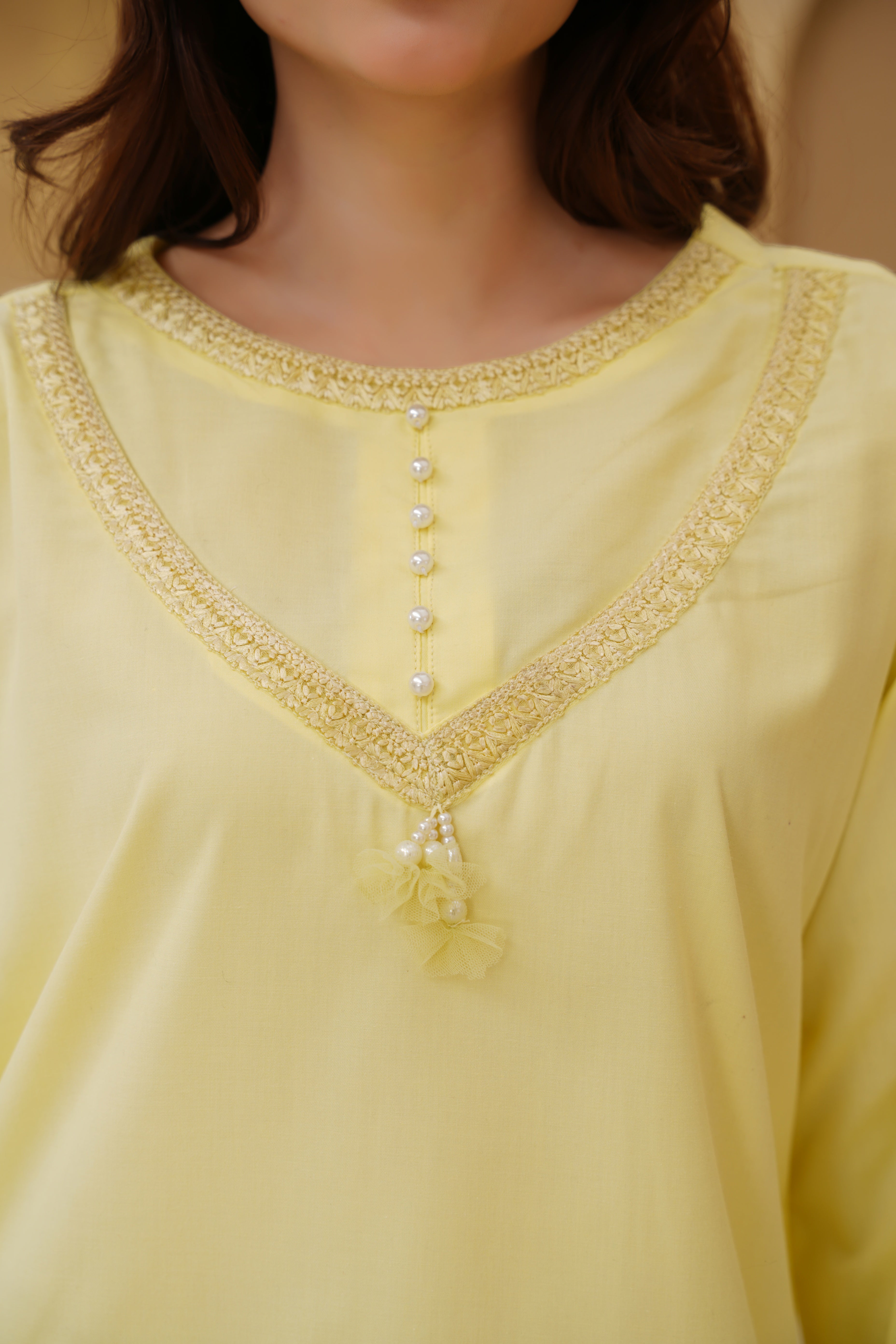 BUTTER GLOW – Butter Yellow Premium Cotton 2-Piece Set