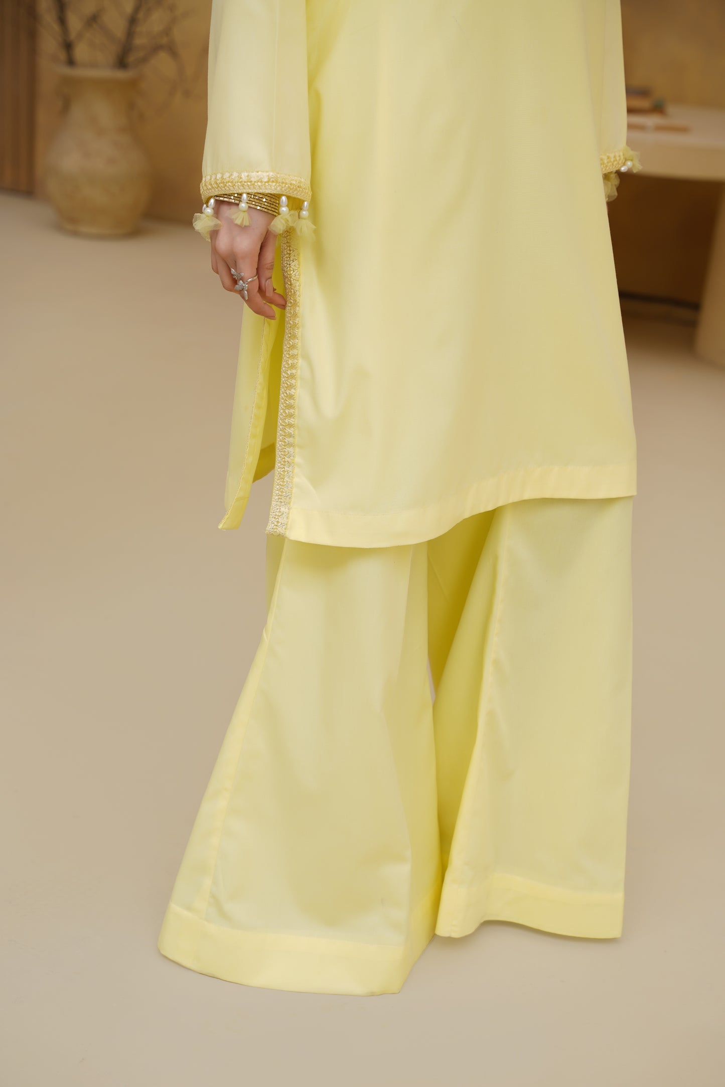 BUTTER GLOW – Butter Yellow Premium Cotton 2-Piece Set