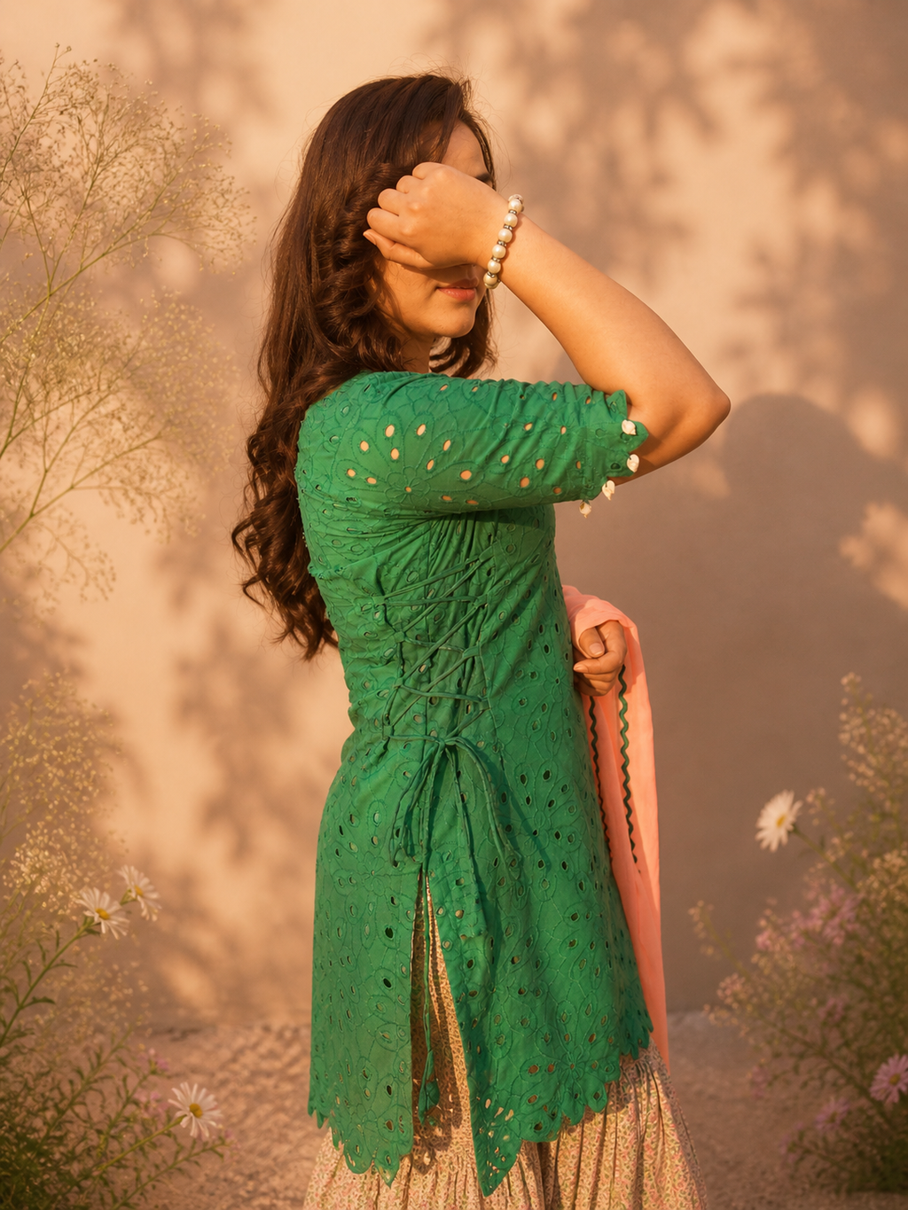 Zeenat-e-Gul | Festive Sharara Set | 3-Piece