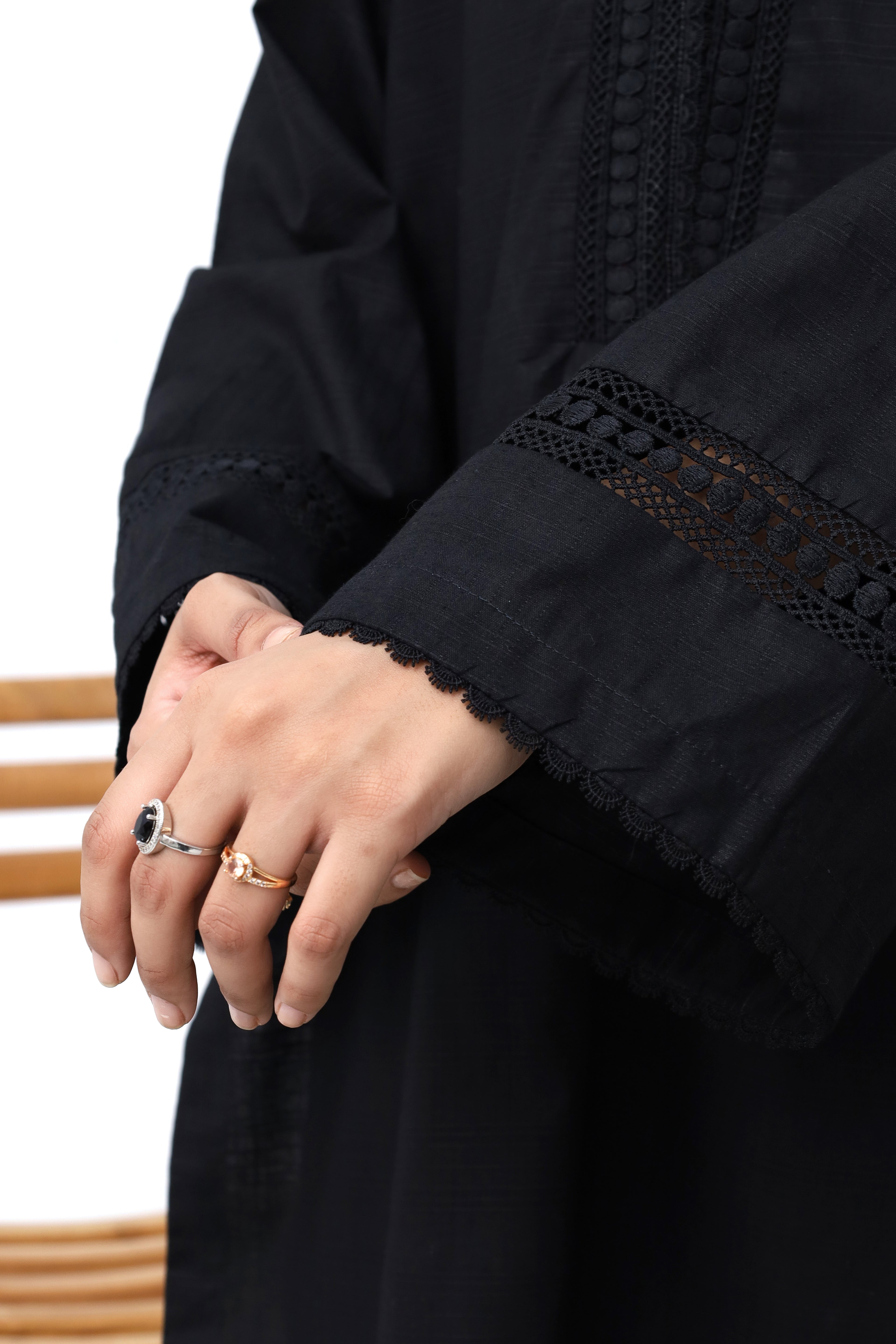 Women Black 2-Piece Winter Cotton | Top and Bottom