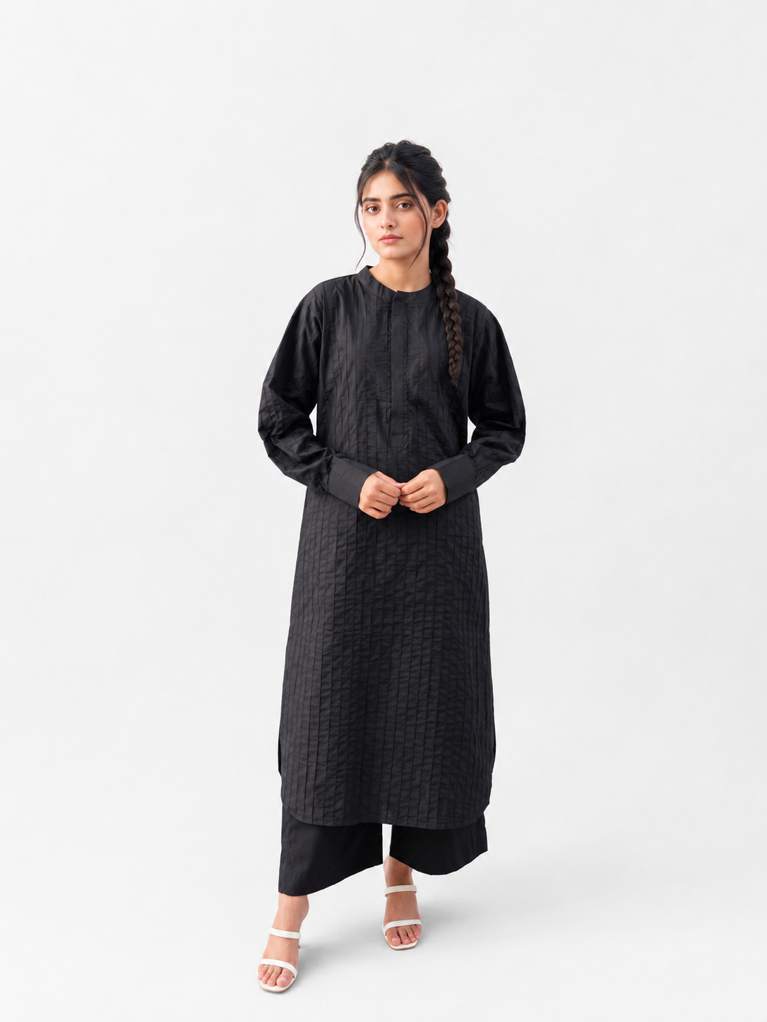 Midnight Black | 2 piece Modest Co-Ord Set