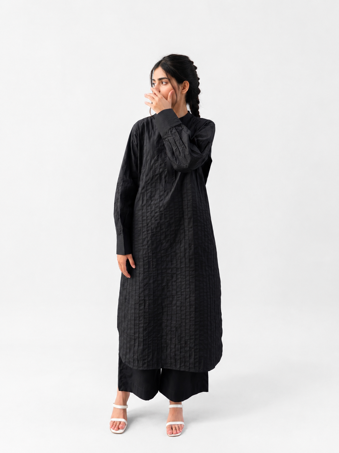 Midnight Black | 2 piece Modest Co-Ord Set