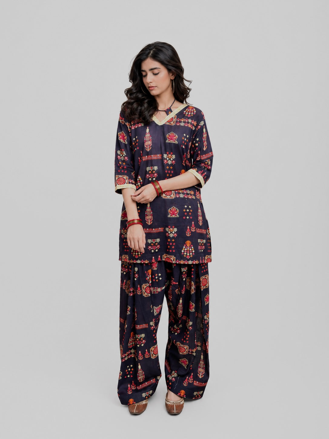 Midnight Heritage | 2 piece Co-Ord Set
