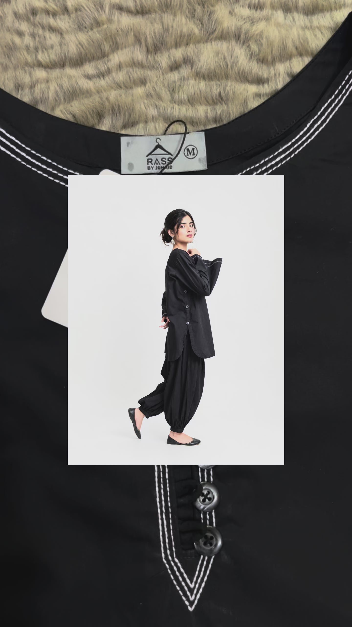 Noir Essence | 2 piece Luxury Co-Ord Set